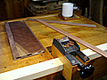 Homemade Scraper Preparing Slip Tenon Stock